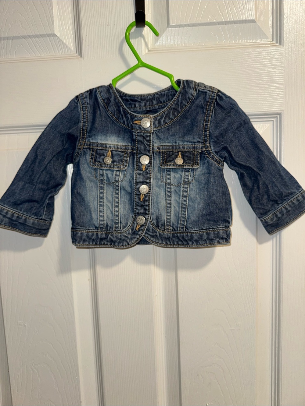 Place Girls' Dark Blue Denim Jacket